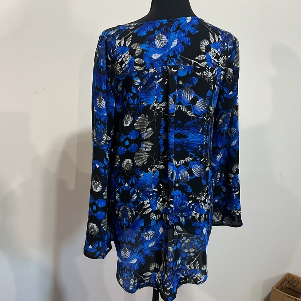 Express Tunic Blouse Multicolor Size Small Long S… - image 4